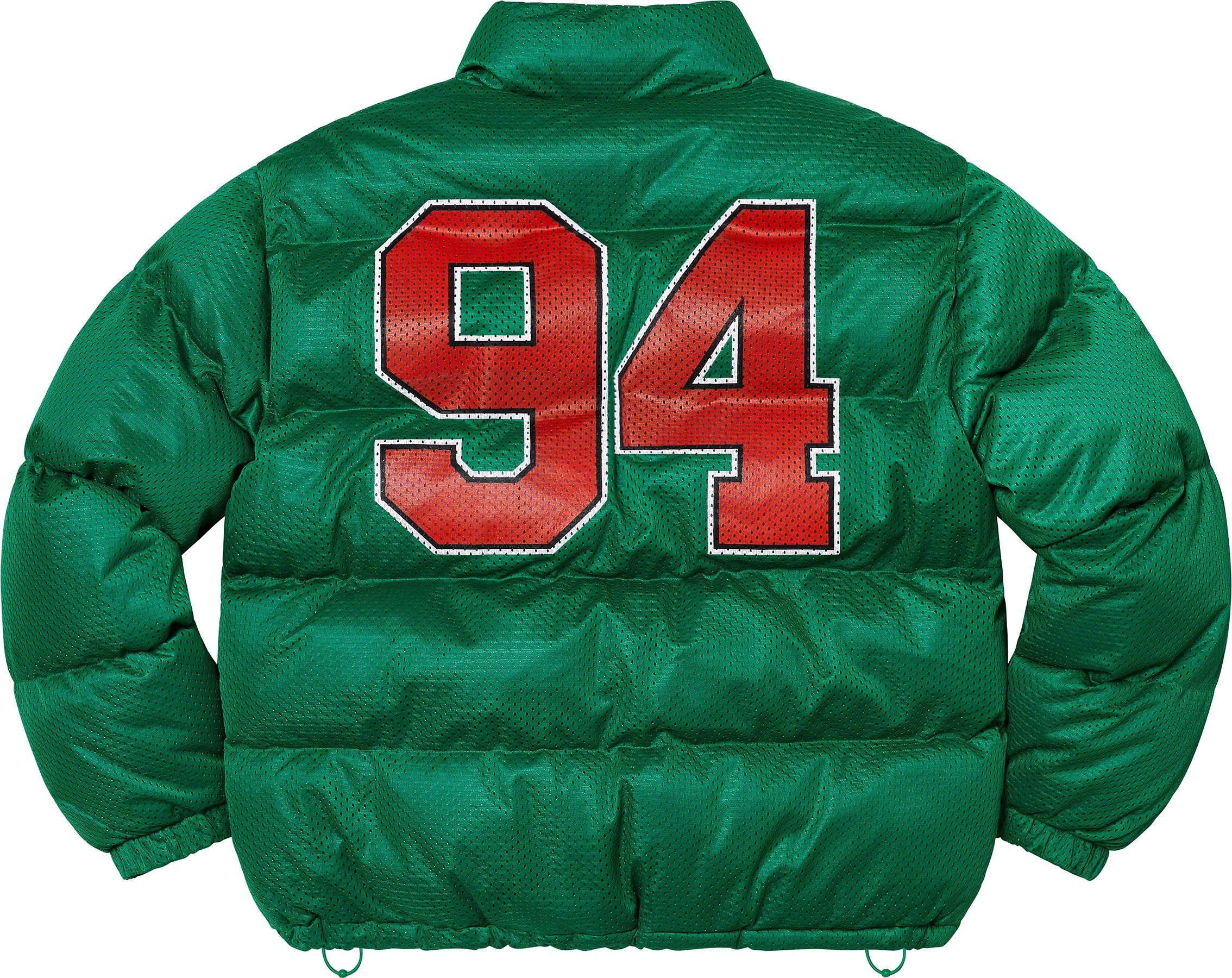 Mesh Jersey Puffer Jacket view 3